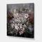 Designart - Retro Drawing of Flowers IV - Vintage Canvas Wall Art Print